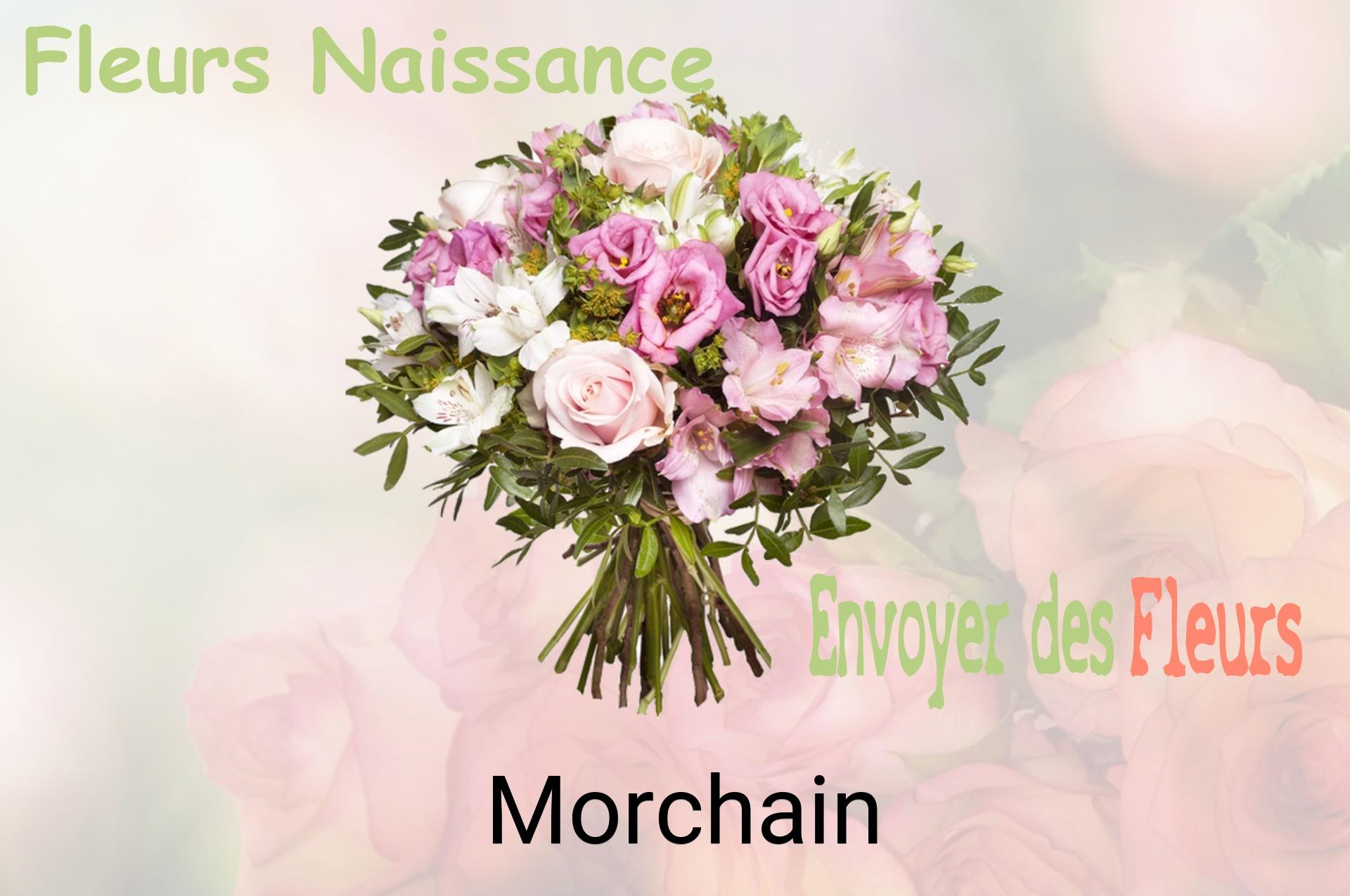 Bouquet de fleurs de naissance livré à Morchain